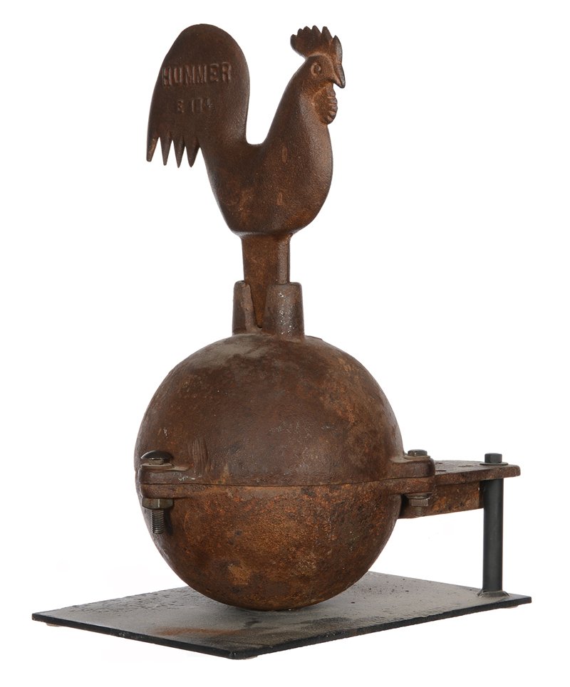 ORIGINAL 19TH CENTURY 20" X 9" CAST IRON COUNTER (1 of 3)