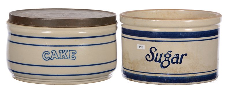 (2) STONEWARE CROCKS INCLUDING (1 of 3)