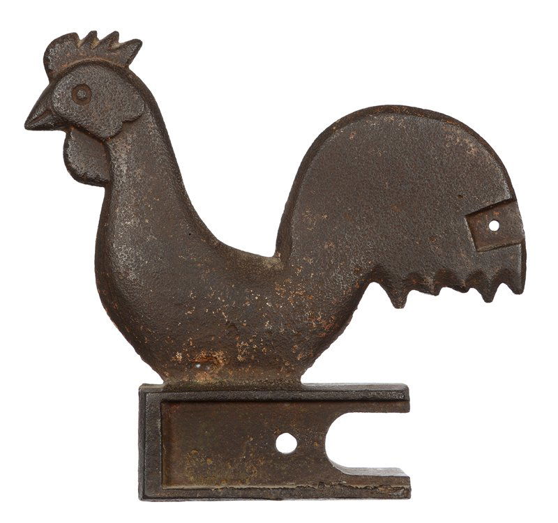 15.5" X 16" ORIGINAL 19TH CENTURY CAST IRON FIGURAL (1 of 2)