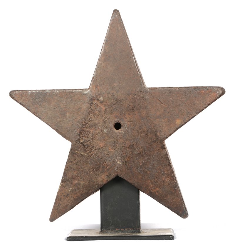 15" X 14.5" ORIGINAL 19TH CENTURY CAST IRON FIGURAL (1 of 3)