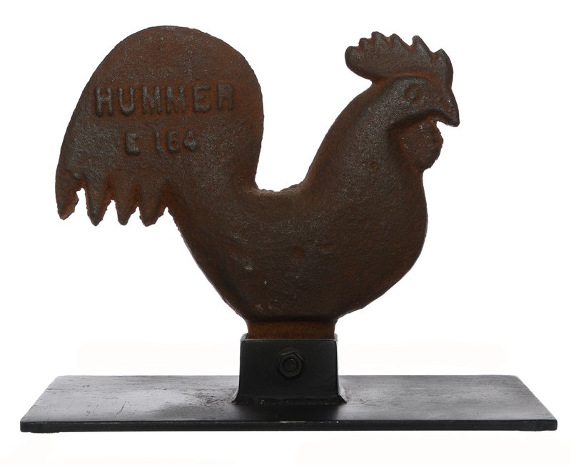 9" X 9.5" ORIGINAL 19TH CENTURY CAST IRON FIGURAL (1 of 3)