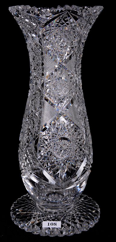 PEDESTAL VASE - 12" - ABCG (1 of 2)