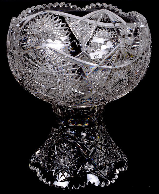 TWO-PART PUNCH BOWL - 15.75" X 13" - ABCG (1 of 4)