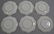 (6) 6" UNMARKED R.S.PRUSSIA DESSERT PLATES - 3