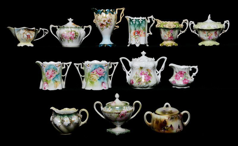 (13) ASSORTED R.S.PRUSSIA AND PRUSSIA STYLE CREAMERS (1 of 7)