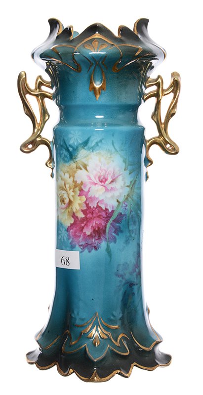 9.75" ROYAL VIENNA TWO-HANDLED VASE (1 of 3)