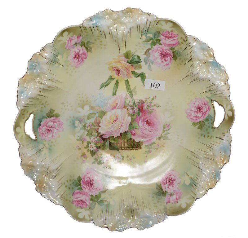 11" RSP ICICLE MOLD TWO-HANDLED CAKE PLATE (1 of 3)