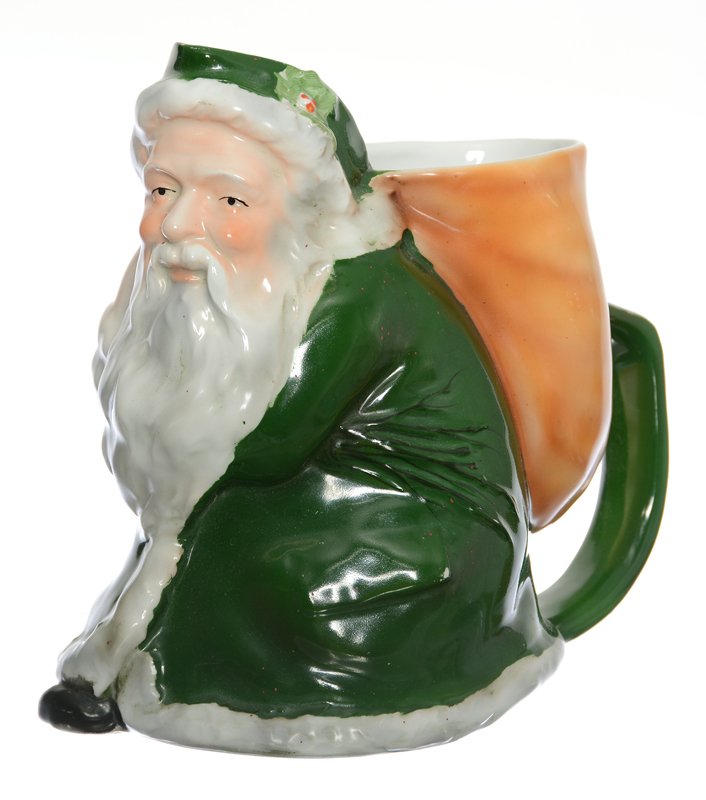 7.25" ROYAL BAYREUTH (BLUE MARK) FIGURAL SANTA CLAUS (1 of 2)