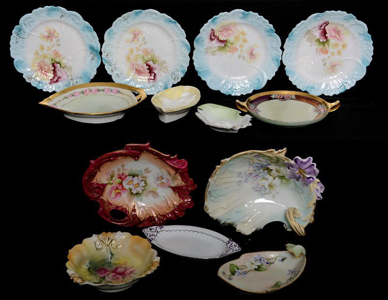 THIRTEEN PRUSSIA AND PRUSSIA STYLE ITEMS INCLUDING (1 of 6)