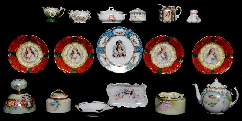 BOX LOT OF 16 MISC. PRUSSIA AND PRUSSIA STYLE ITEMS (1 of 5)