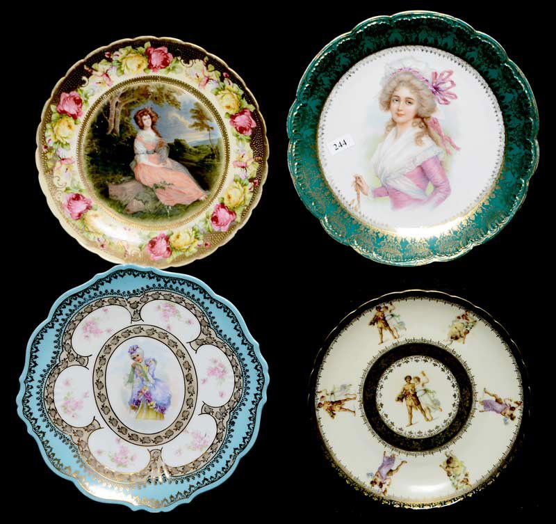 (4) PRUSSIA STYLE PLATES (1 of 2)