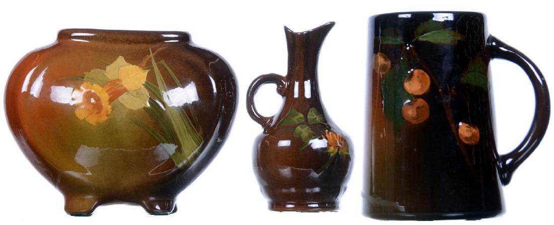 (3) WELLER ART POTTERY ITEMS (1 of 4)