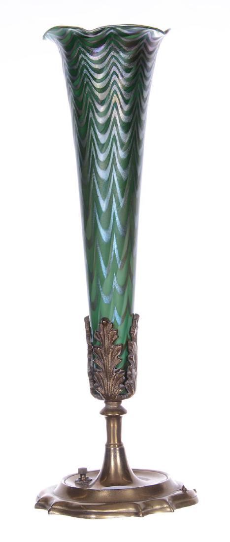 15.5" UNMARKED DURAND MANTEL TORCHIERE LAMP (1 of 3)