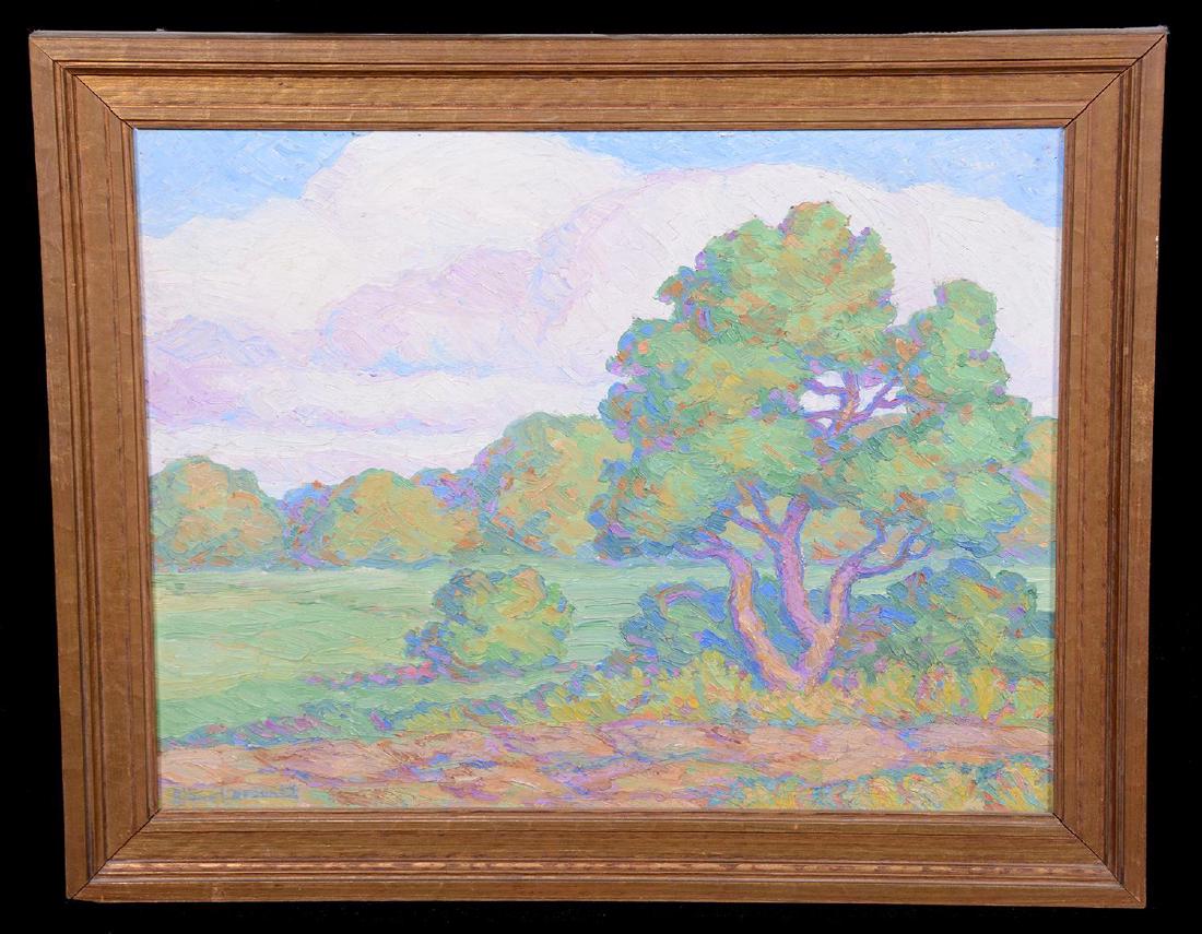 12" X 15.5" OIL ON BOARD SIGNED "SIGNE LARSON" (1 of 8)