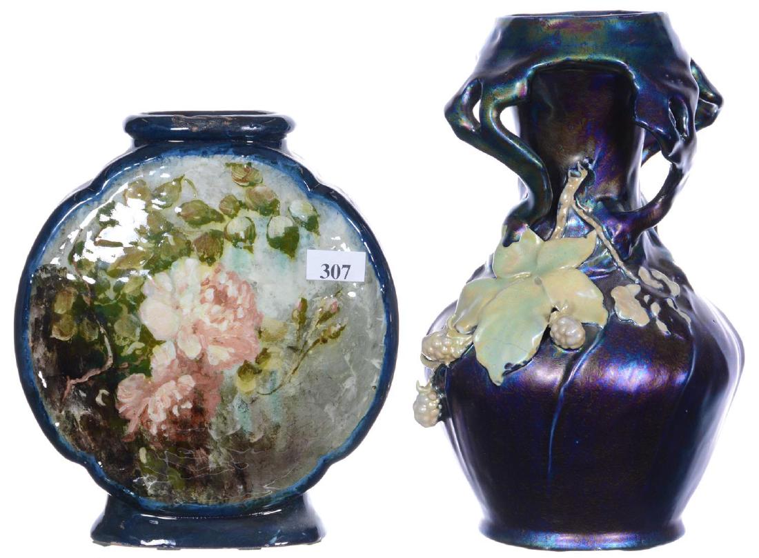 (2) POTTERY STYLE ITEMS INCLUDING (1 of 5)