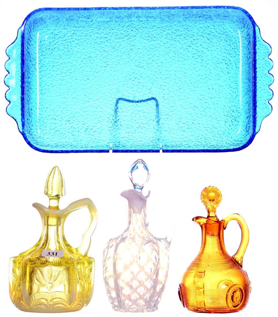 (4) PATTERN GLASS ITEMS INCLUDING (1 of 4)