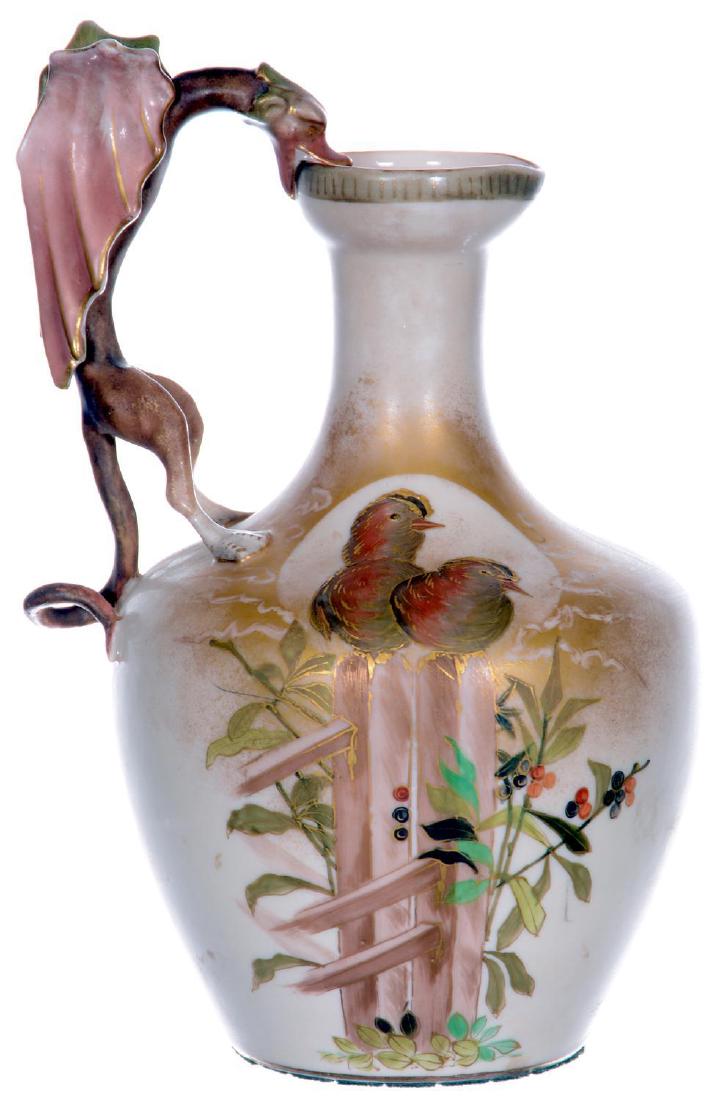 7.5" ROYAL WORCESTER STYLE (UNKNOWN MARK) HANDLED EWER (1 of 4)