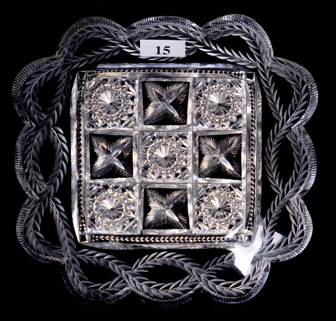 RARE SQUARE PLATE - 7" - ABCG - SIGNED TUTHILL WHEAT (1 of 3)