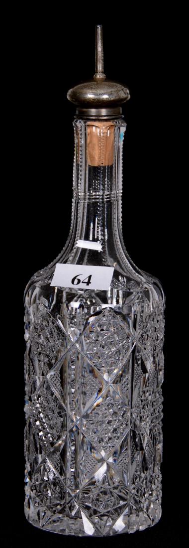 BITTERS BOTTLE - 8.5" - ABCG - WITH STERLING TOP BY (1 of 2)