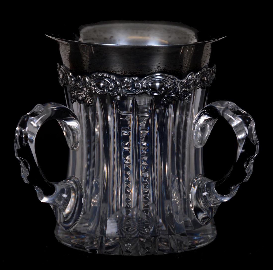 THREE-HANDLED LOVING CUP - 3.25" - ABCG - PRISM PATTERN (1 of 3)