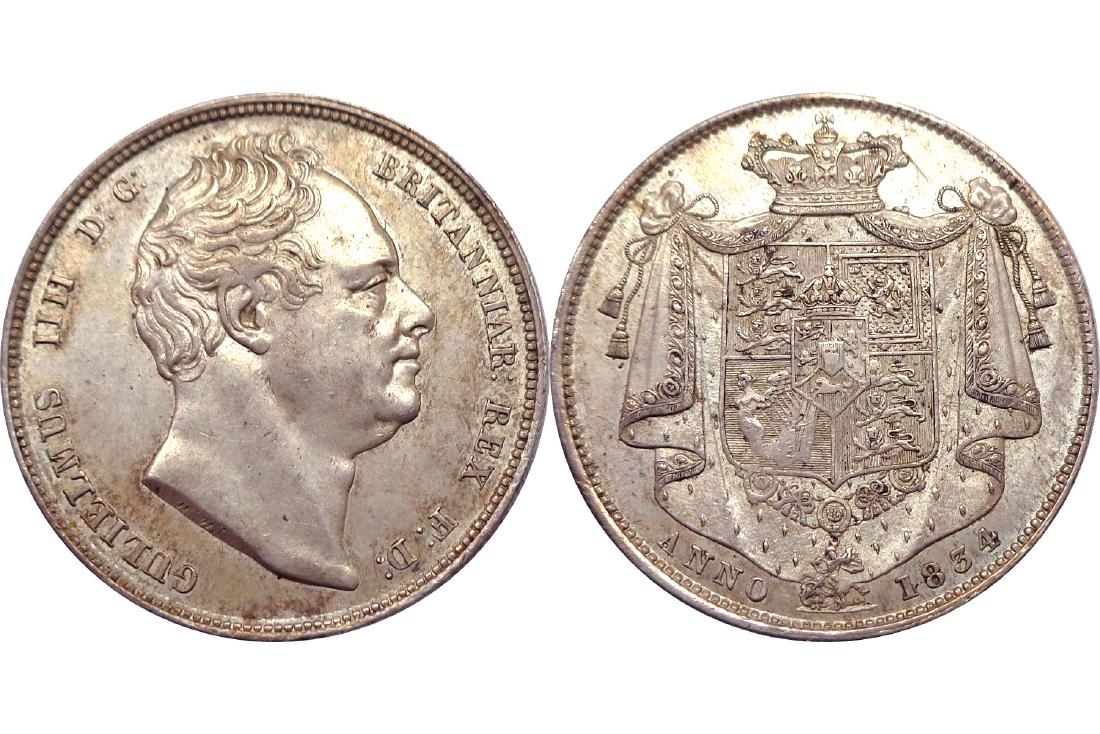 Britain 1834 half-crown: Britain 1834 half-crown