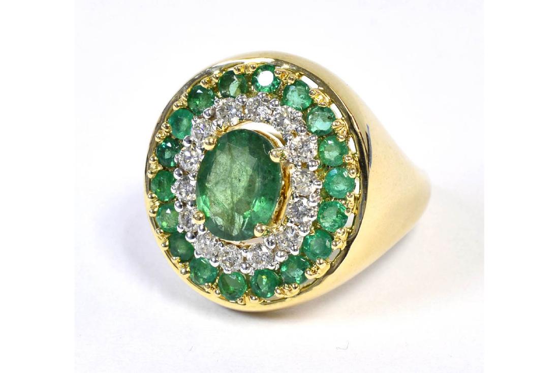 Emerald and Diamond Ring (1 of 1)