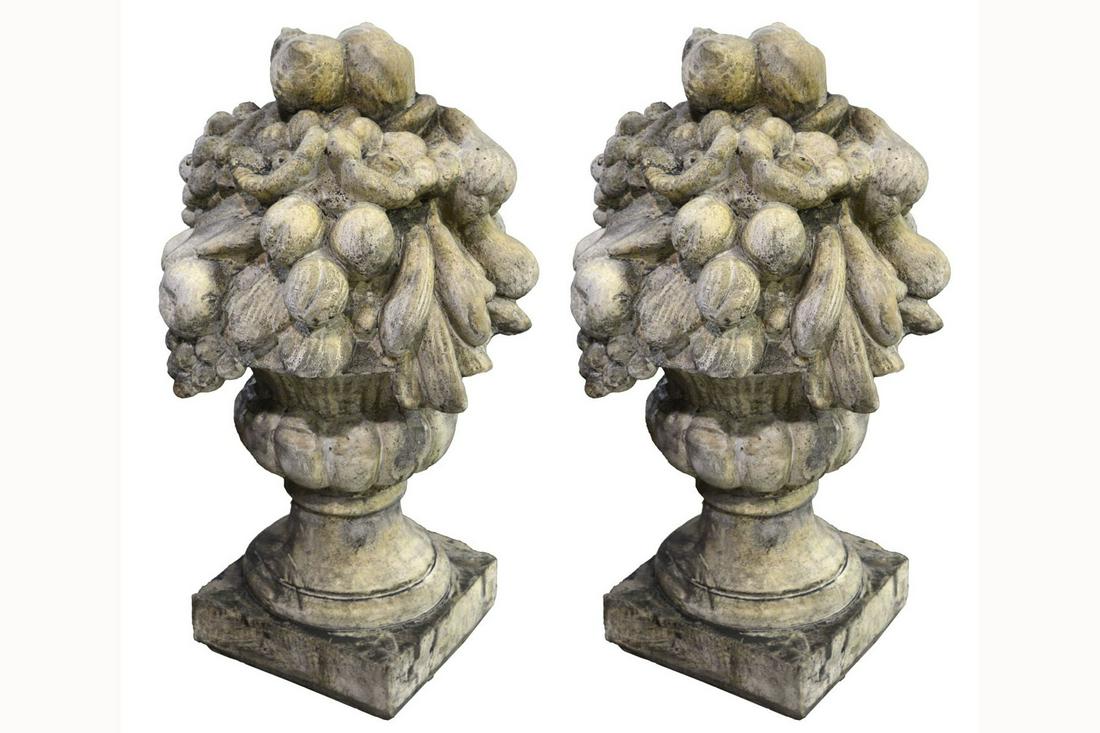 Pair Quartz Stone Sculptures (1 of 1)