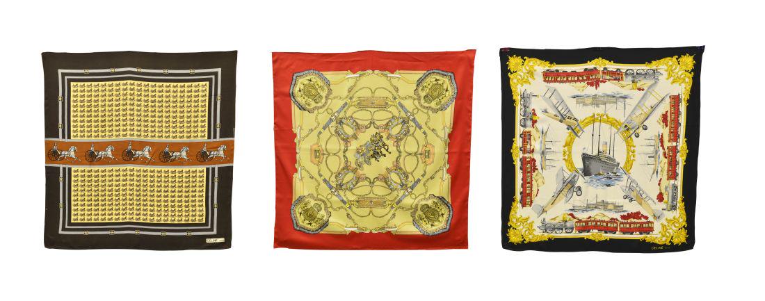 Vintage silk scarves (1 of 1)