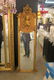 Art Nouveau-style giltwood trumeau mirror - 2