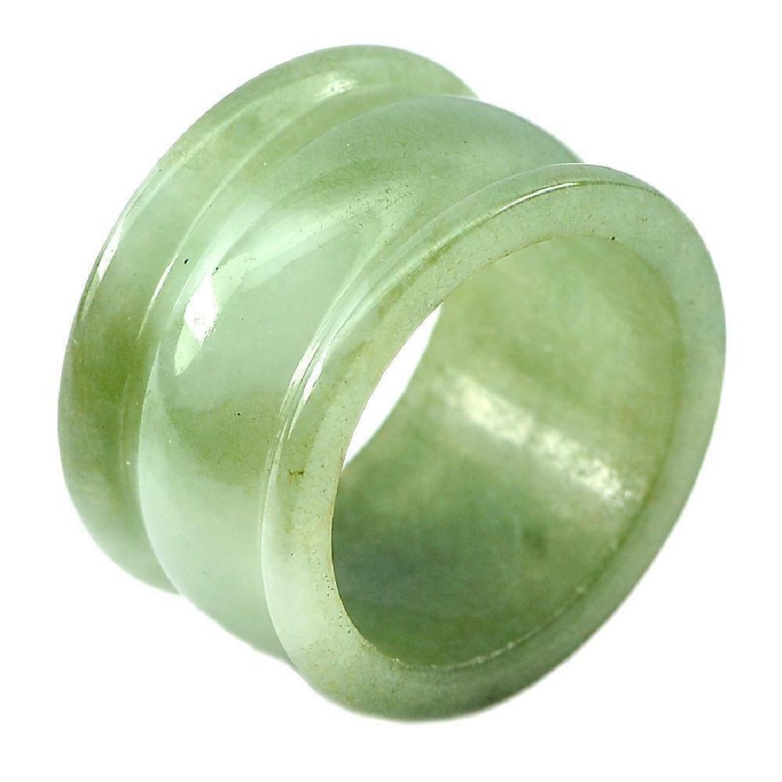 41.71 CT. NATURAL JADE RING SIZE 10 UNHEATED THAILAND (1 of 3)