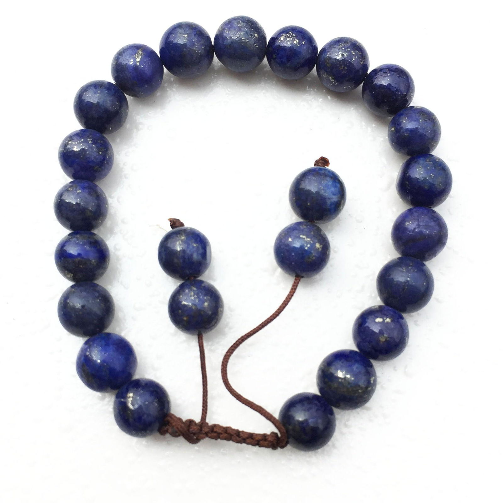 8MM Natural Lapis Lajuli Handmade Bracelet (1 of 3)
