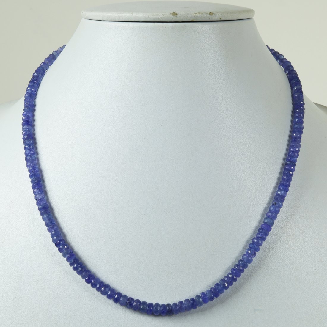 Natural Tanzanite 92.5 Sterling Silver Necklace (1 of 4)