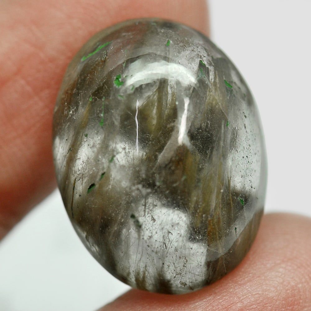 Brown White Quartz 22.32 Ct. Oval Cabochon 22 x 12 Mm. Natural Gemstone Unheated: Gemstone Natural Natural Quartz ProductID 805529349 Weight 22.32 CT. Size 22 x 12 x 9.5 Mm. Shape Oval Cabochon Color White Clarity Semi - Transparent Luster Good Origin Thailand Treatment Unheated Ha