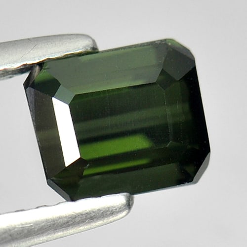 Green Tourmaline 1.36 Ct. Octagon 6.5 x 5.5 Mm Natural Gemstone Unheated Nigeria: Gemstone Natural Tourmaline Gemstone ProductID 807238764 Weight 1.36 CT. Size 6.5 x 5.5 x 4.3 Mm. Shape Octagon Color Green Clarity VSI Luster Good Origin Nigeria Treatment Unheated Hardness: 7 - 7.5