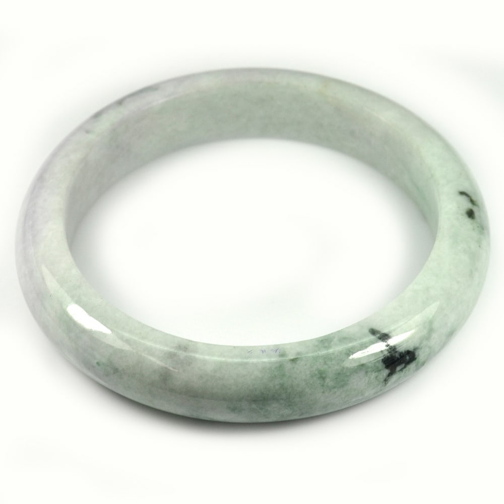 Multi-Color Jade Bangle Size 80x60x13 Mm. 336.43 Ct. Natural Gemstone Unheated: Product ID: 819815348 Product Name: Natural Jade Weight: 336.43 CT. Size: 80 x 60 x 13 MM. Shape: Round Color: Multi-Color Clarity:Opaque Luster: Good Gems Origin: Thailand Treatment: Unheated Crystal