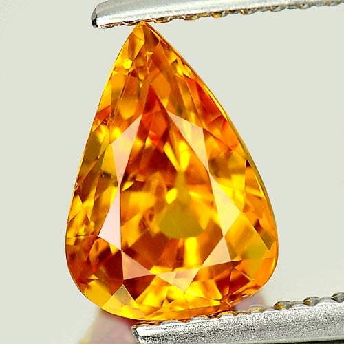 Yellow Sapphire 2.04 Ct. Pear Shape 9 x 6.4 Mm. Natural Gemstone Ceylon, Sri-Lanka (1 of 3)