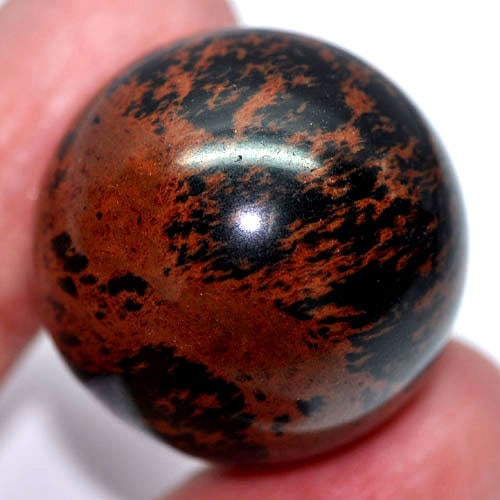 Mahogany Obsidian Agate 95.51 Ct. Round Cabochon Shape 24.5 Mm. Natural Gemstone Unheated: Product ID: 807804692 / Product Name: Natural Agate / Weight: 95.51 CT. / Size: 24.5 x 24.5 MM. / Shape: Round Cabochon / Color: Mahogany / Clarity:Opaque / Luster: Good / Gems Origin: United States /