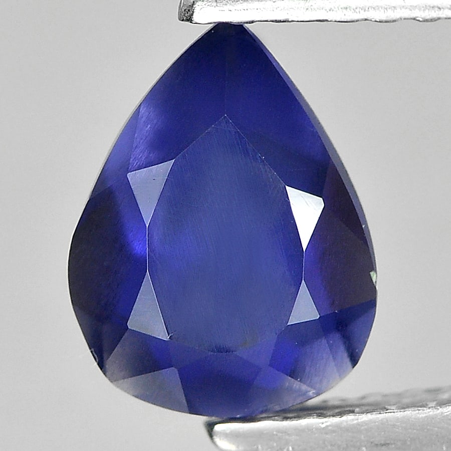 Violet Blue Iolite 1.23 Ct. Pear Shape 8.5 x 6.5 Mm. Natural Gemstone Unheated: Product ID: 803804798 / Product Name: Natural Iolite / Weight: 1.23 CT. / Size: 8.5 x 6.5 x 4.6 MM. / Shape: Pear / Color: Violet Blue / Clarity:VSI / Luster: Good / Gems Origin: Madagascar / Treatmen