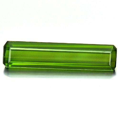 Green Tourmaline 1.86 Ct. Octagon Shape 16.1 x 3.8 Mm. Natural Gemstone Unheated From Nigeria: Product ID: 807242963 / Product Name: Natural Tourmaline / Weight: 1.86 CT. / Size: 16.1 x 3.8 x 3 MM. / Shape: Octagon / Color: Green / Clarity:VSI / Luster: Good / Gems Origin: Nigeria / Treatment: 