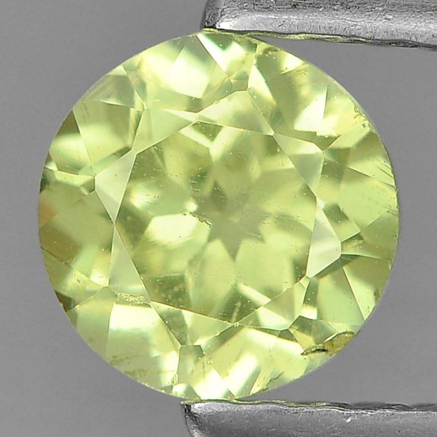 Greenish Yellow Mali Garnet 0.72 Ct. Round Shape 5.3 Mm. Natural Gemstone Unheated: Product ID: 802936149 / Product Name: Natural Mali Garnet / Weight: 0.72 CT. / Size: 5.3 x 3.4 MM. / Shape: Round / Color: Yellow / Clarity:SI1 / Luster: Good / Gems Origin: Madagascar / Treatment: Un