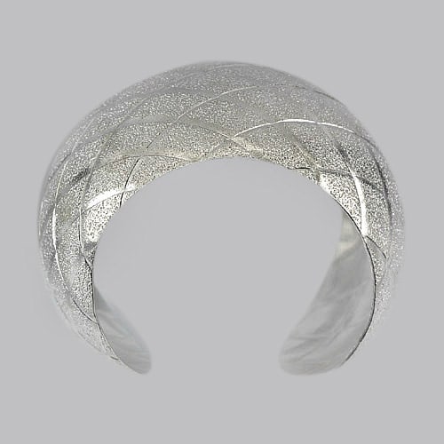 70 Sterling Silver Bangle Jewelry Size 58/43/45 Mm. Adjustable 49.50 G. (1 of 3)