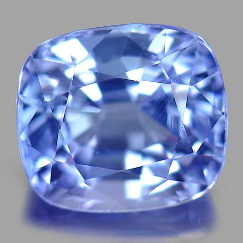 Violetish Blue Tanzanite 1.22 Ct. VVS Cushion Shape 6.4 x 5.8 Mm. Natural Gemstone From Tanzania: Product ID: 807004150 Product Name: Natural Tanzanite Weight: 1.22 CT. Size: 6.4 x 5.8 x 4.3 MM. Shape: Cushion Color: Violetish Blue Clarity:VVS Luster: Very Good Gems Origin: Tanzania Treatment: Hea