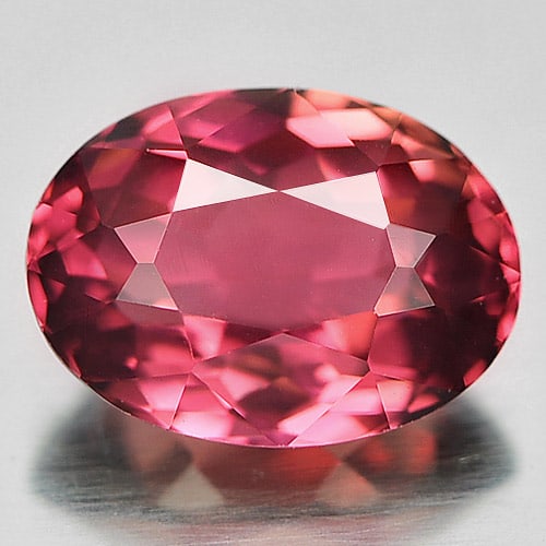 Pink Tourmaline 1.29 Ct. VVS Oval Shape 8 x 6 Mm. Natural Gemstone From Nigeria (1 of 3)