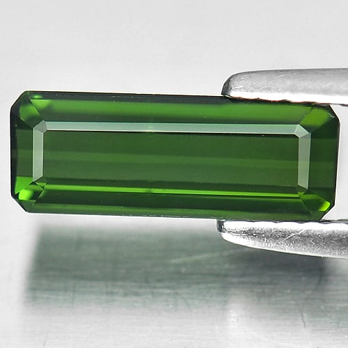 Green Tourmaline 1.44 Ct. Octagon Shape 11.3 x 4.2 Mm. Unheated Natural Gemstone From Nigeria: Product ID: 807241663 Product Name: Natural Tourmaline Weight: 1.44 CT. Size: 11.3 x 4.2 x 3.1 MM. Shape: Octagon Color: Green Clarity:VSI Luster: Good Gems Origin: Nigeria Treatment: Unheated Crystal
