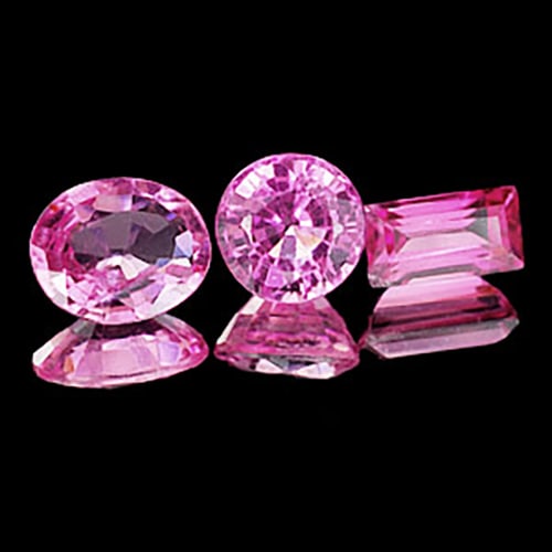 Pink Tourmaline 1.68 Ct. Mix Shape 3 Pcs. Natural Unheated Gemstone From Nigeria: Product ID: 807217564 Product Name: Natural Tourmaline Weight: 1.68 CT. Size: 6.7 x 5.6 x 3 To 6 x 3.4 x 3.1 MM. Shape: Mix Shape Color: Pink Clarity:VSI Luster: Good Gems Origin: Nigeria Treatment: U