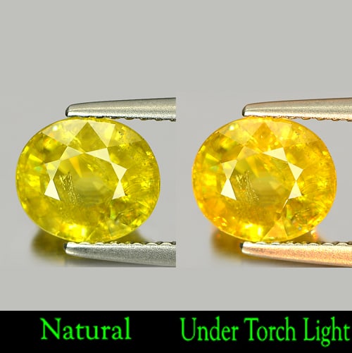 Multi Color Titanium Red Spark Sphene 2.05 Ct. Oval Shape 8.3 x 7.3 Mm. Unheated Natural Gemstone: Product ID: 806501809 Product Name: Natural Sphene Weight: 2.05 CT. Size: 8.3 x 7.3 x 4.2 MM. Shape: Oval Color: Multi Color With Red Spark Clarity:SI Luster: Adamantine Gems Origin: Madagascar Treatm