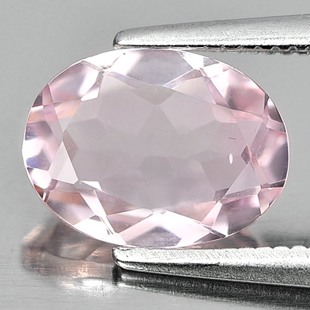 Pink Morganite 1.50 Ct. VVS Oval Shape 9.2 x 6.9 Mm. Natural Gemstone Unheated From Brazil: Product ID: 816100825 Product Name: Natural Morganite Weight: 1.50 CT. Size: 9.2 x 6.9 x 3.8 MM. Shape: Oval Color: Pink Clarity:VVS Luster: Very Good Gems Origin: Brazil Treatment: Unheated Crystal S