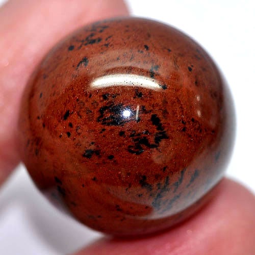 Natural Gemstone Mahogany Obsidian Unheated 91.95 Ct. Round Cabochon 24 Mm.: Product ID: 807804693 Product Name: Natural Agate Weight: 91.95 CT. Size: 24 x 24 MM. Shape: Round Cabochon Color: Mahogany Clarity:Opaque Luster: Good Gems Origin: United States Treatment: Unheated C