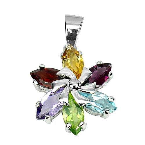 Natural Amethyst Peridot Citrine Garnet Topaz 925 Sterling Silver Pendant 2.91 Grams Size 25 x 21: Product ID: 281130042 Product Type: 925 Sterling Silver Fine Jewelry Jewelry Weight: 2.91 Grams. Gemstones Color: Multi-Color Metal: Solid Silver 92.5%. Gemstone Detail: Marquise Blue Natural Topaz Si