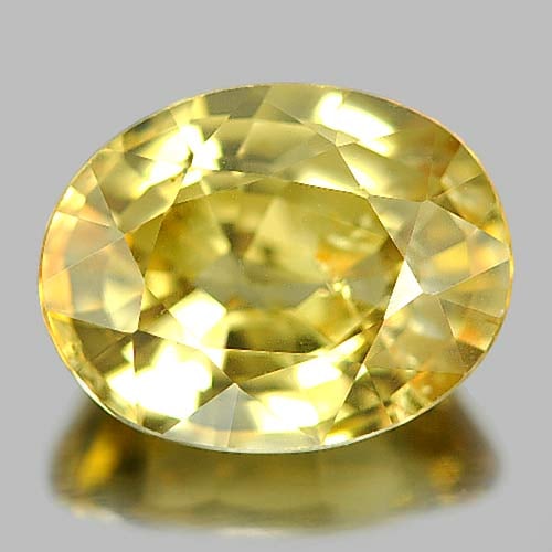 Natural Yellow Zircon 2.14 Ct. Oval Shape 8.2 x 6.4 Mm. Gemstone From Cambodia: Product ID: 807729363 Product Name: Natural Zircon Weight: 2.14 CT. Size: 8.2 x 6.4 x 4.1 MM. Shape: Oval Color: Yellow Clarity:VSI Luster: Very Good Gems Origin: Cambodia Treatment: Heated Crystal St